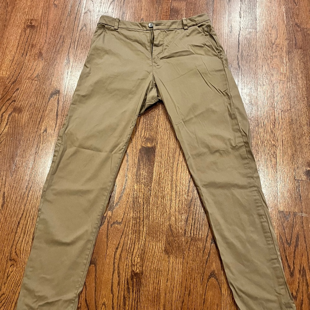 Lululemon Commission Classic Slim Fit Pant - Artifact (Khaki)